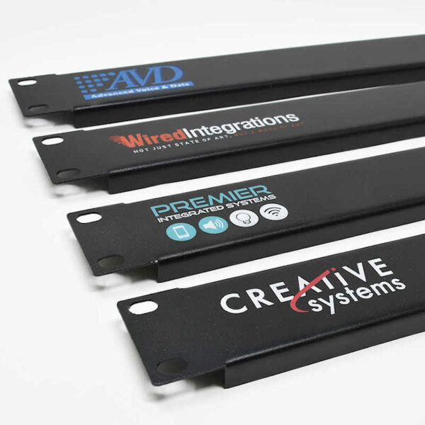 Laser Color Branded 1 Rack Unit Panels